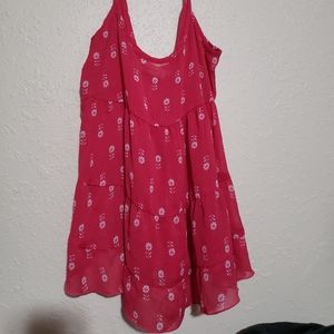 Xs abacrombie Summer hot pink tank